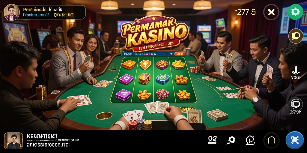 Tampilan gameplay menarik dari aplikasi Kasino 2757.