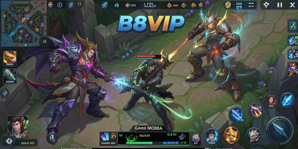 Tampilan seru dari batalion di B8VIP saat pertempuran berlangsung.