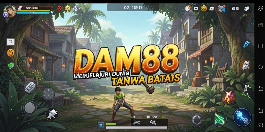 Tampilan gameplay Open World yang mengasyikkan di DAM88.