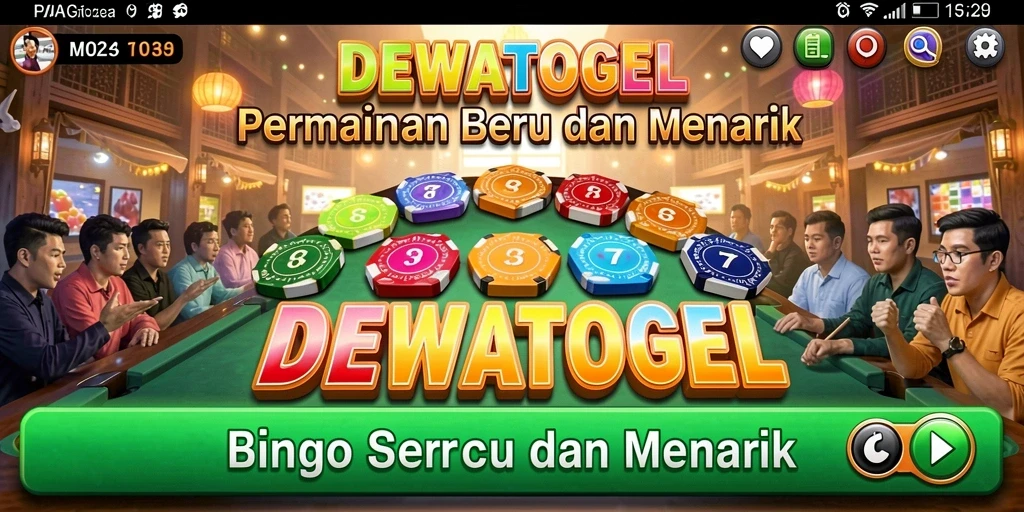 Screenshot DEWATOGEL menampilkan keseruan permainan Bingo yang menarik.