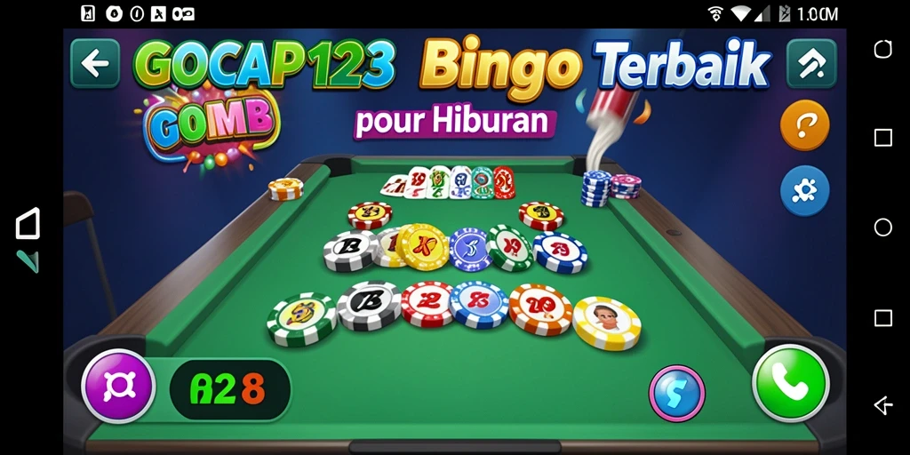 Tangkapan layar gameplay GOCAP123 menampilkan keseruan permainan Bingo.