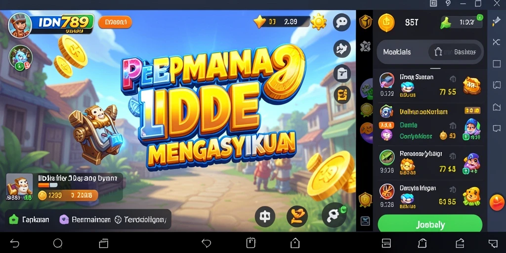 Screenshot gameplay IDN789 menampilkan kemudahan dalam mengumpulkan sumber daya.
