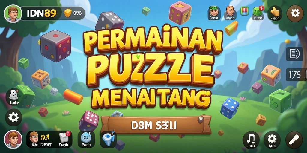 Tampilan gameplay menantang dari IDN89 pada level puzzle.