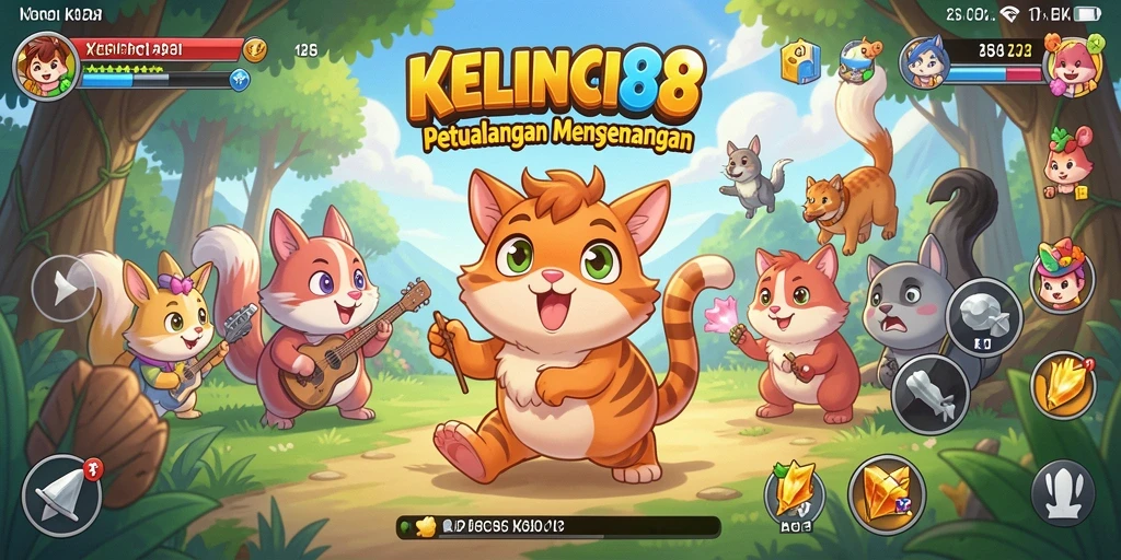 Tampilan dinamis dari gameplay KELINCI88 yang penuh aksi.