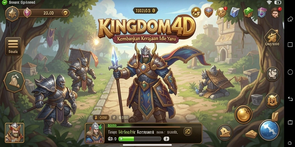Tangkapan layar dari gameplay KINGDOM4D yang menarik dan interaktif.