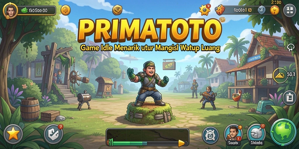 Tampilan screenshot gameplay PRIMATOTO yang menarik dan seru.