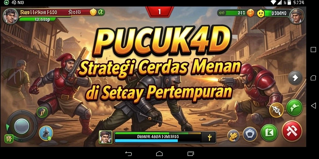 Tampilan gameplay PUCUK4D yang intens dan strategis.