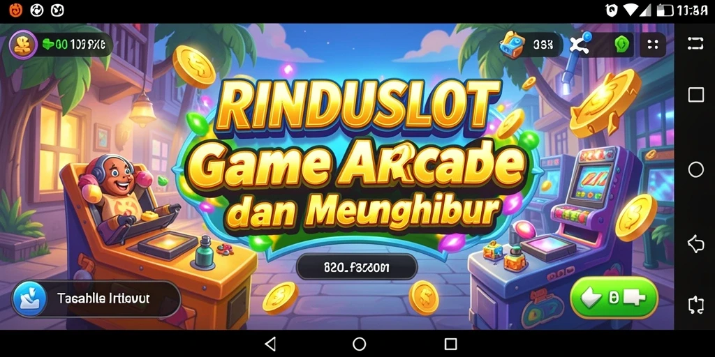 Tampilan gameplay RINDUSLOT yang menegangkan dan penuh warna.