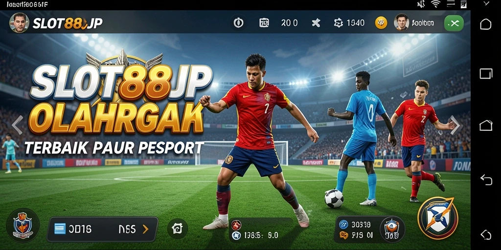 Tangkapan layar SLOT88JP yang menunjukkan aksi seru permainan olahraga.