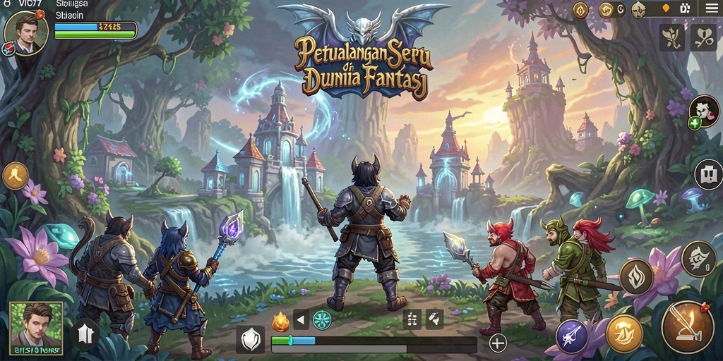 Tampilan menarik dari gameplay VIO77 saat menjelajahi dunia petualangan.
