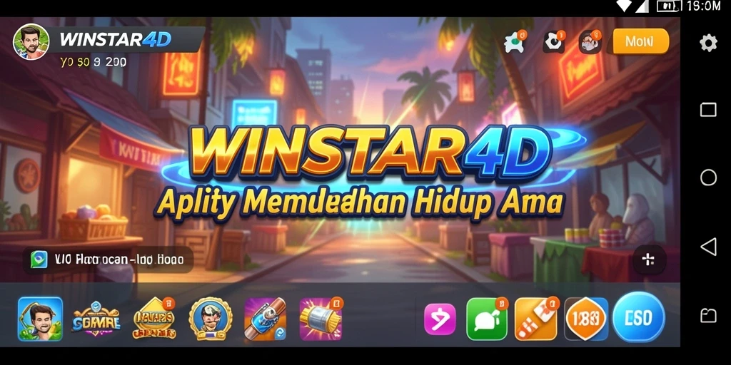 Tampilan antarmuka WINSTAR4D yang ramah pengguna.